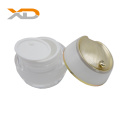 Special design gold oval face toner bottle 100ml cosmetic packaging and cream containers 30g 50g